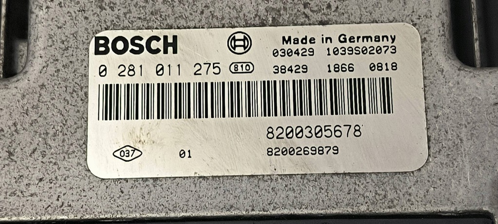 фото №3, Бортовий комп'ютер двигуна ecu 8200305678 renault scenic ii