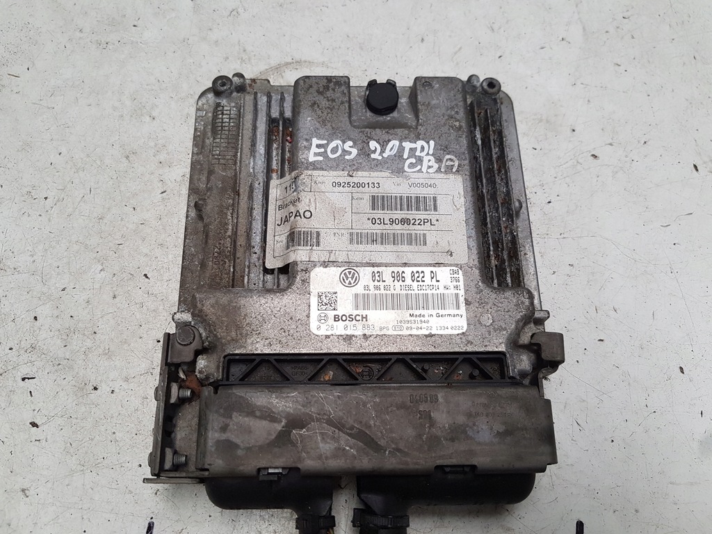фото №1, Vw eos 06-10r 2.0 tdi cba бортовий комп'ютер двигуна