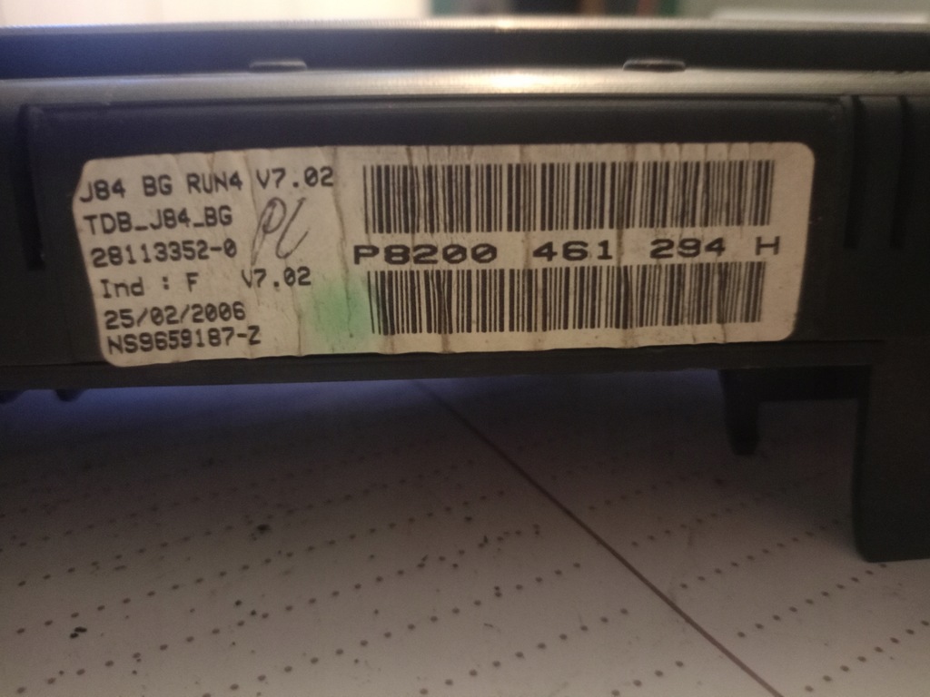 фото №4, Счетчик дисплей p8200461294h renault scenic ii