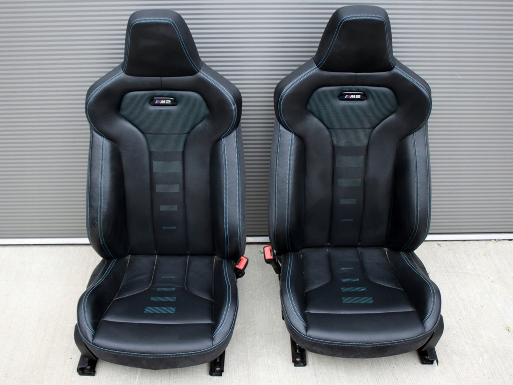 фото №12, Сиденья левый правый заднее сиденье задняя кожаный обшивки bmw m2 f87 13-21 r.