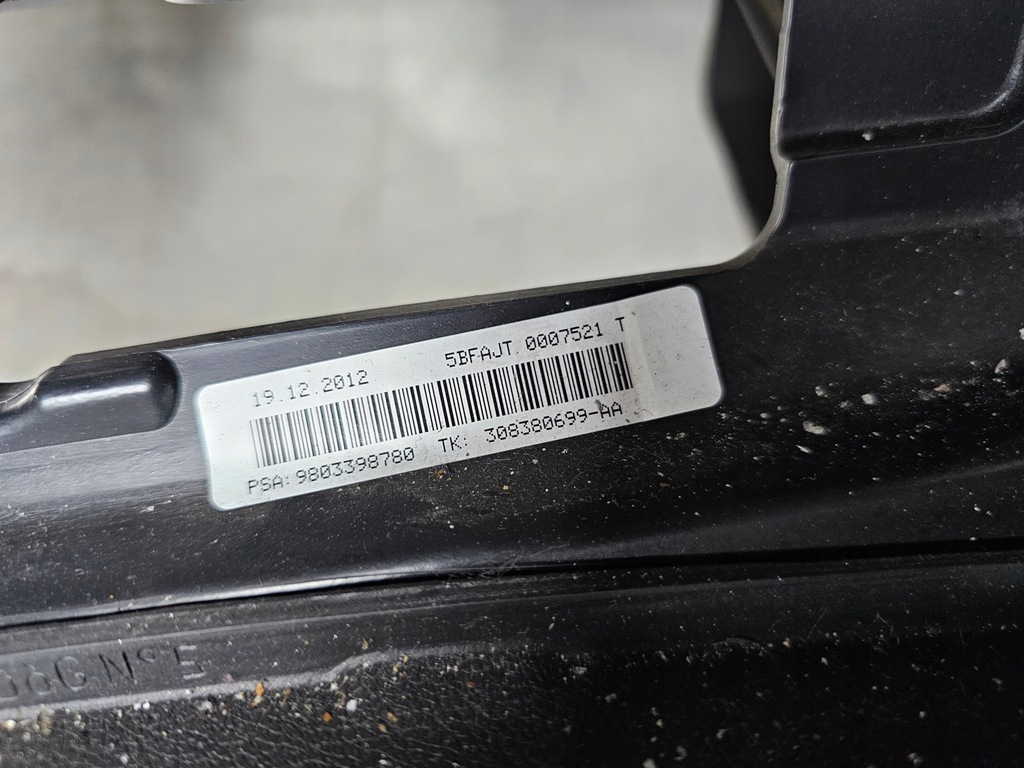 фото №13, Приборная панель консоль подушка безопасности ремни citroen ds5 проекционный дисплей head up