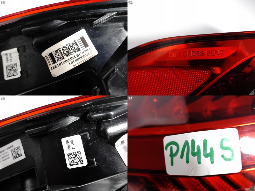 фото №12, Mercedes c-klasa s206 kombi/t-modell 21- лампа led w крила ліва задня eu