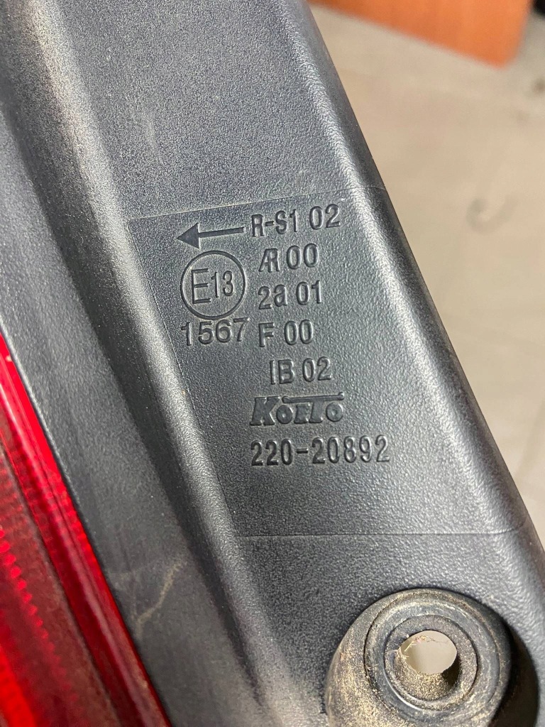 фото №8, Лампа задняя левая задняя левый subaru forester ii sg lift