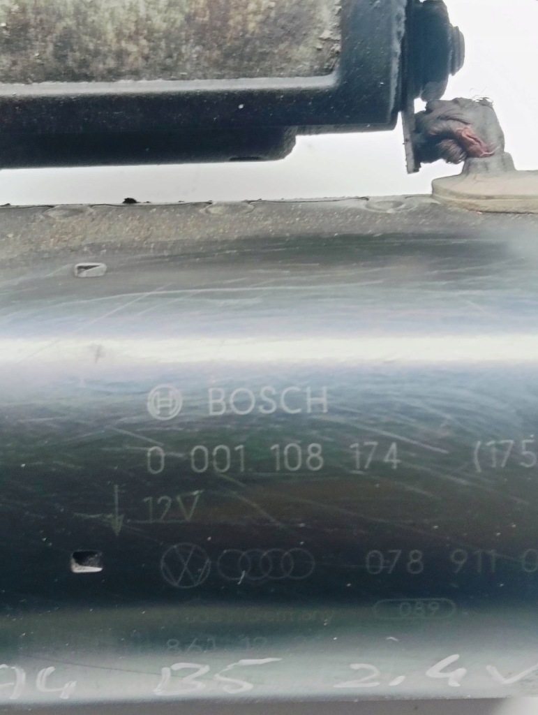 Стартер audi a4 b5 2,4 v6 0001108174 в Украине