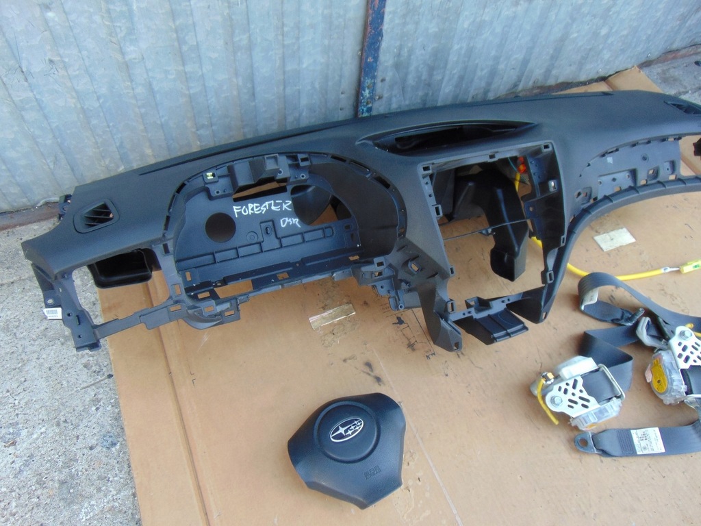 фото №5, Консоль подушки безопасности подушка безопасности subaru forester iii orygin