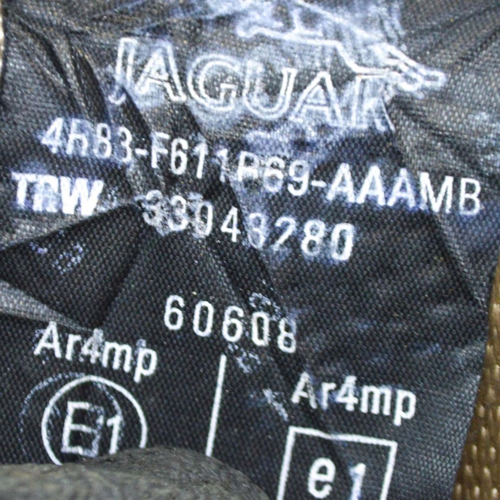 фото №6, Jaguar s-type 2005 левая сторона pas безопасности сиденье заднего