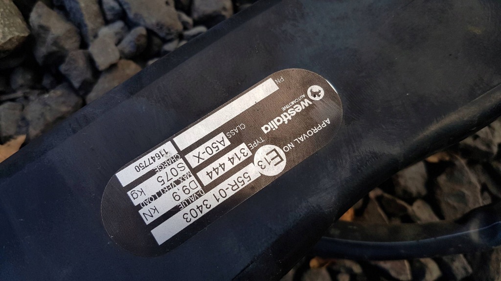 фото №9, Opel zafira c hak буксировочный съемный westfalia хороший демонтаж