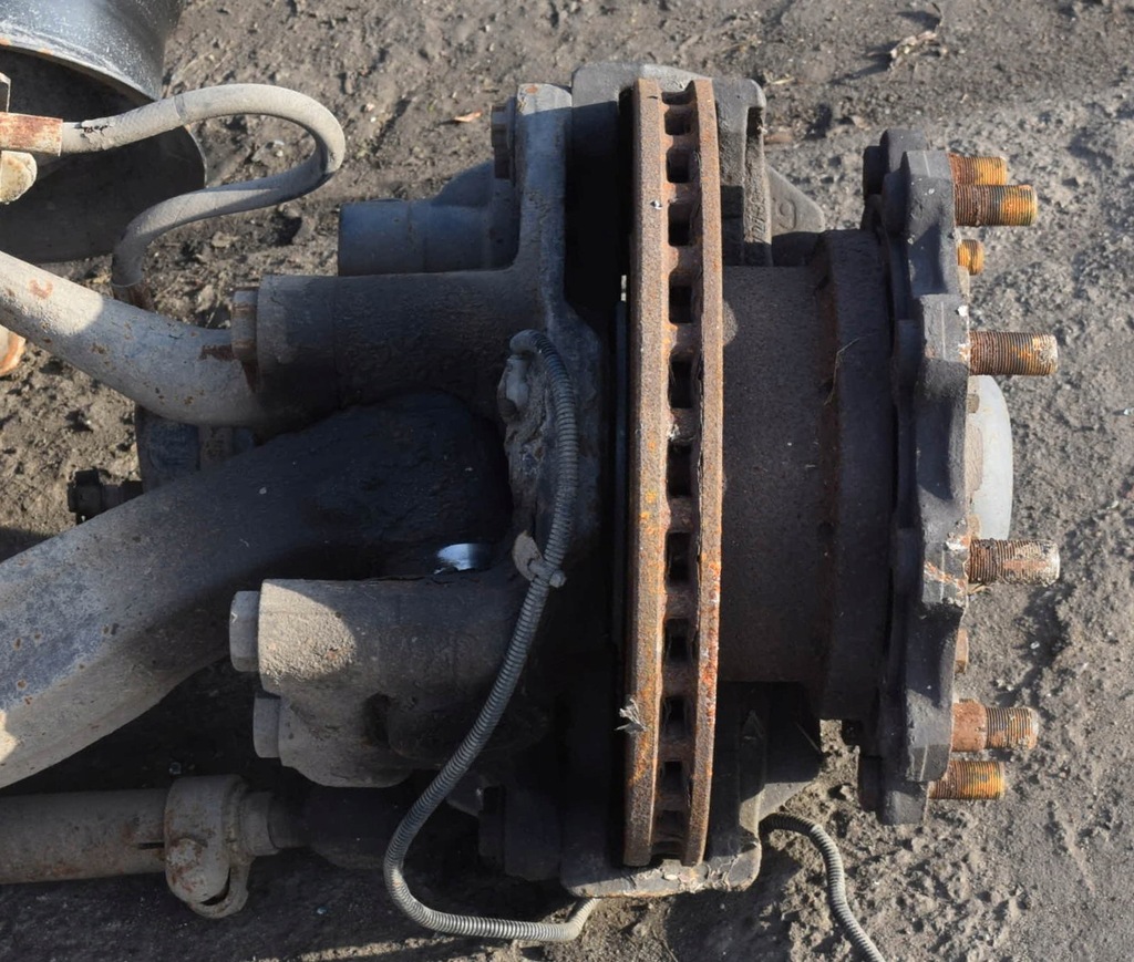 фото №6, Передня oś поворотна mercedes actros mp2 mp3