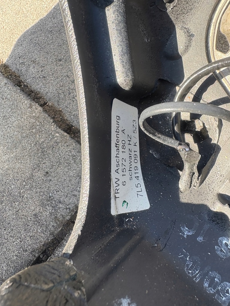 фото №7, Воздуховод + подушка подушка безопасности porsche cayenne i 955 7l 02-07 оригинал