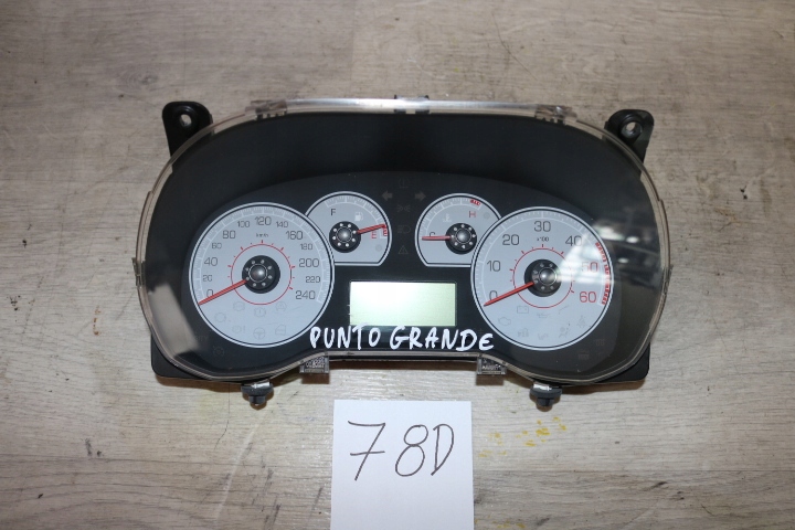 фото №1, Лічильник спідометр білий fiat grande punto