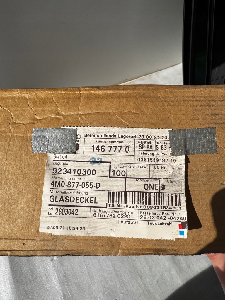 фото №10, Люк панорама скло ущільнювачі audi q7 sq7 4m0 nowa!