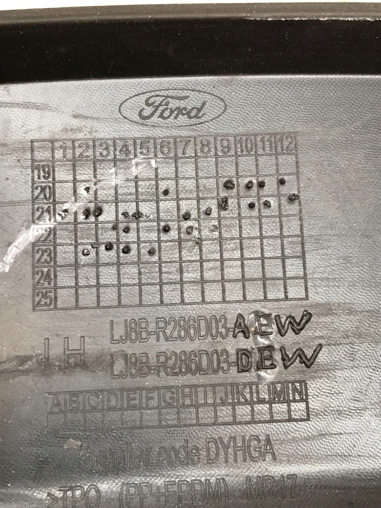 фото №10, Ford mustang mach-e молдинг крыла левый задняя org