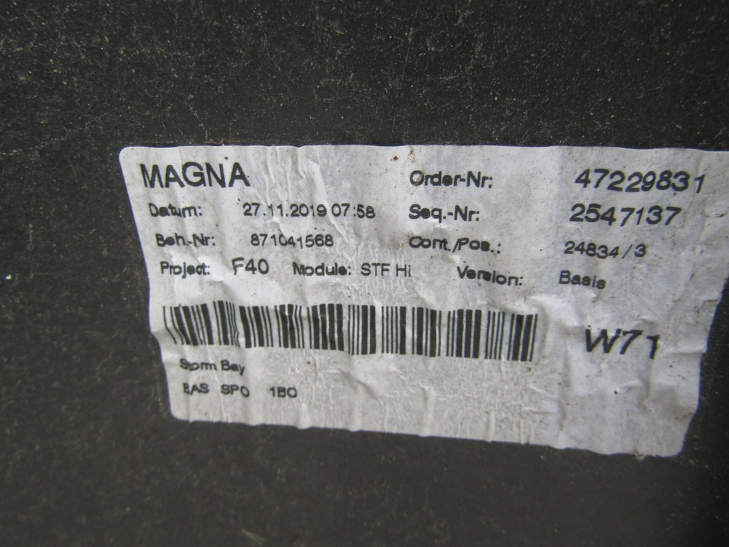 фото №8, Бампер bmw 1 f40 19-22 задняя 6xpdc