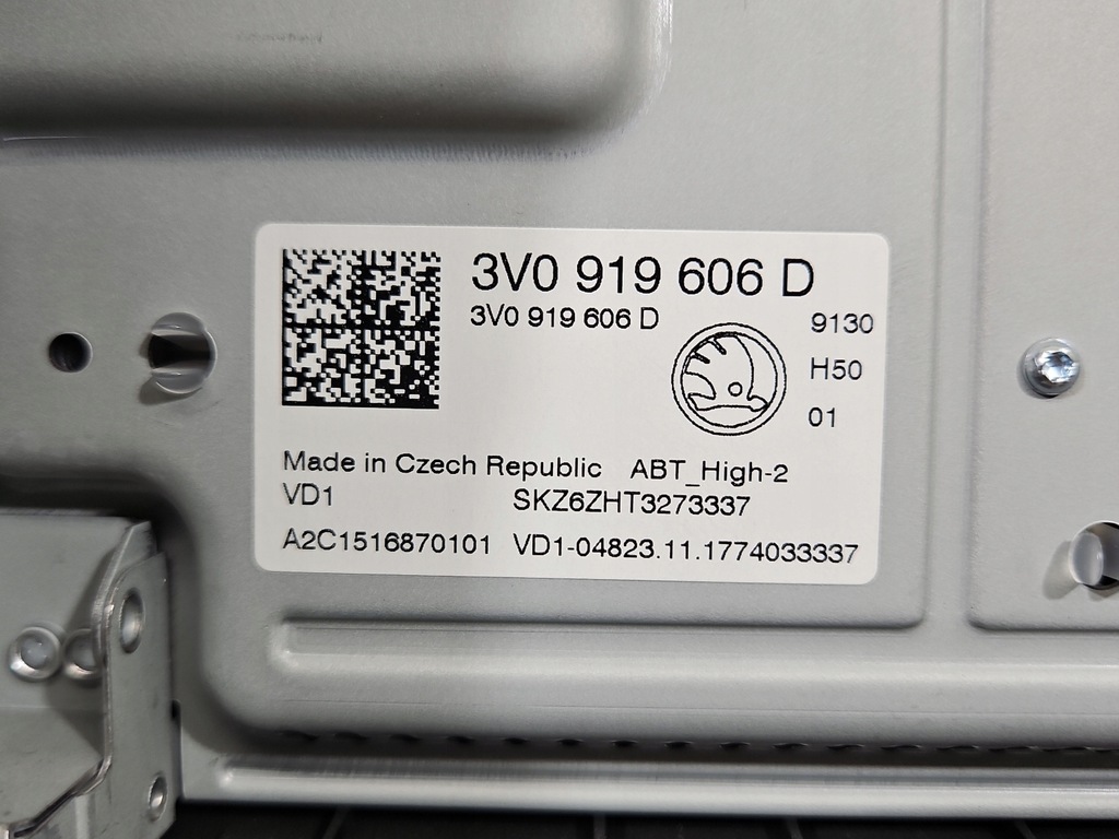 фото №8, Дисплей skoda superb iii 3v0919606d монітор