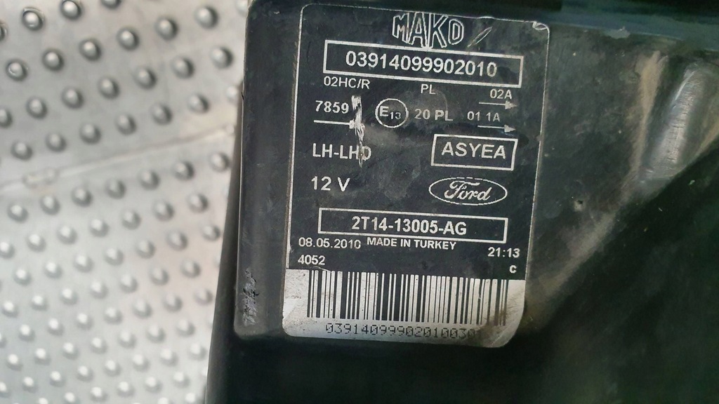 фото №9, Лампа перед левая ford connect 02- 2t14-13005-ag