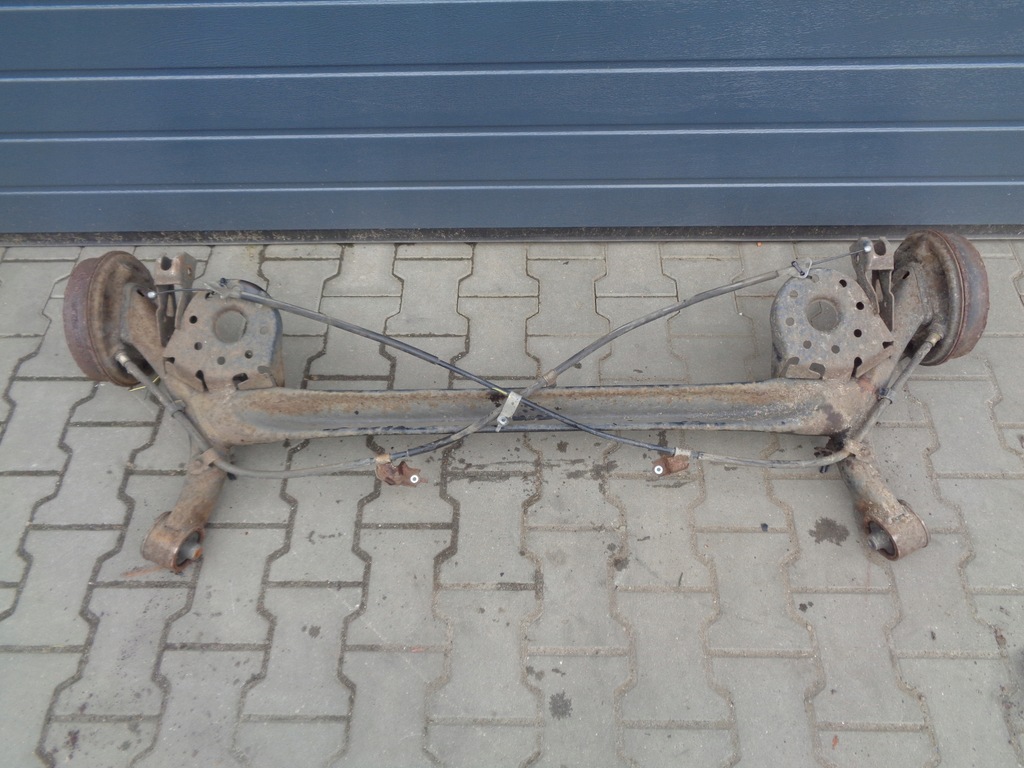 фото №7, Toyota yaris ii oś балка задня na гальмівні барабани