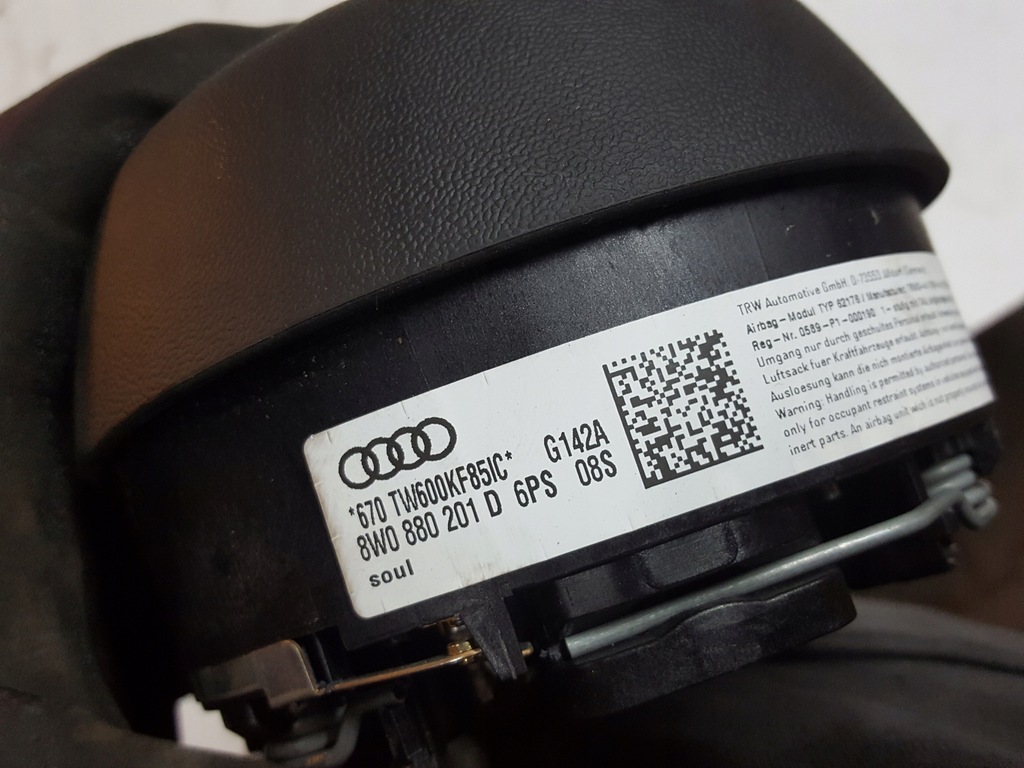 фото №6, Audi a4 b9 8w 15-18r подушка подушка безопасности водителя 8w0880201d