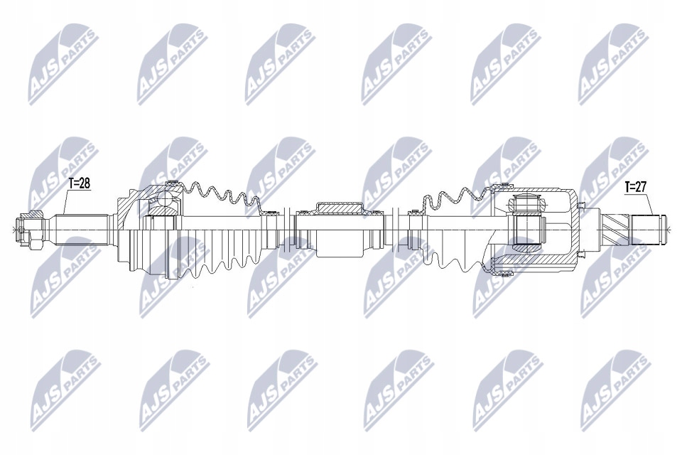 Npw-ms-061 nty приводной вал приводная mitsubishi outlander Цена