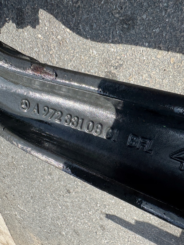 Вісь  балка передня комплектна 17.5 mercedes atego 3 e6 a9723310801 Недорого