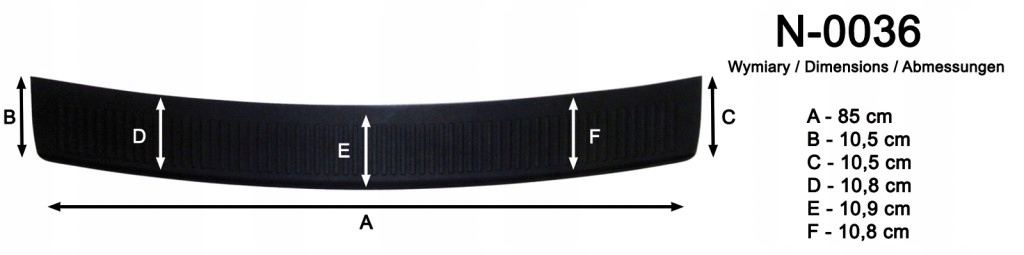 фото №2, Накладка na бампер skoda rapid 2013-2019 kombi