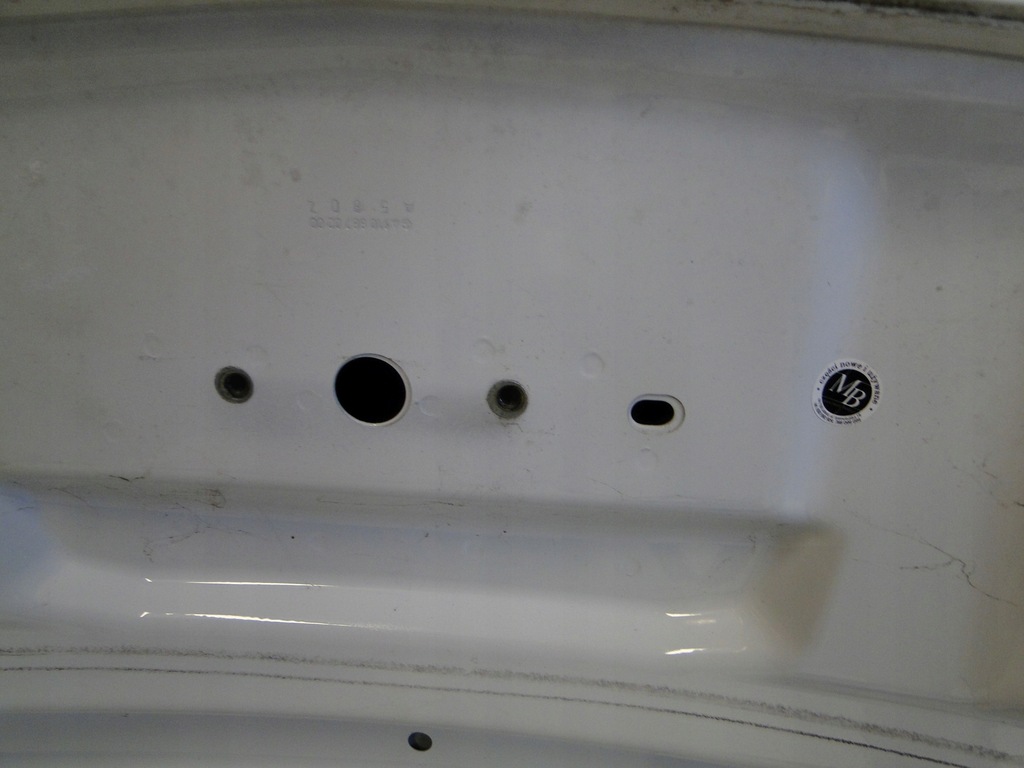 фото №13, Mercedes капот кришка двигуна білий 147 sprinter w907 907 w910 910