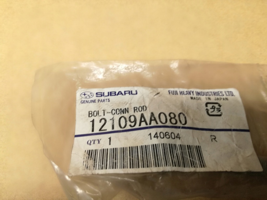 фото №1, Болт шатуна дизель subaru 12109aa080