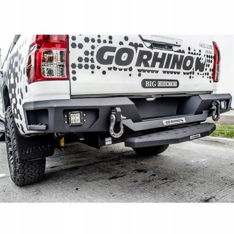 фото №1, Бампер задняя сталь go rhino toyota hilux 2015-