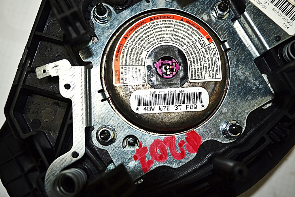 фото №5, Peugeot 207 подушка безпеки подушка водія 6107189 b