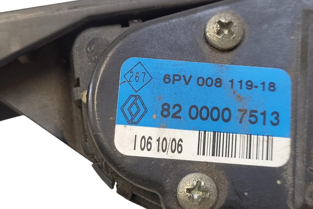 фото №8, Педаль газа renault espace iv jk0/1_ 8200007513 2.2l дизель 110kw 2006