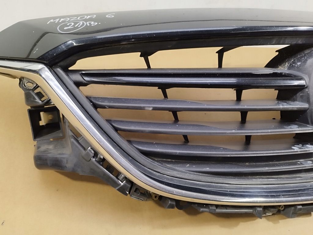 фото №8, Решётка радиатора решётка радиатора перед mazda 6 iii gj lata 2012-2014 чёрный 41w ghp950716