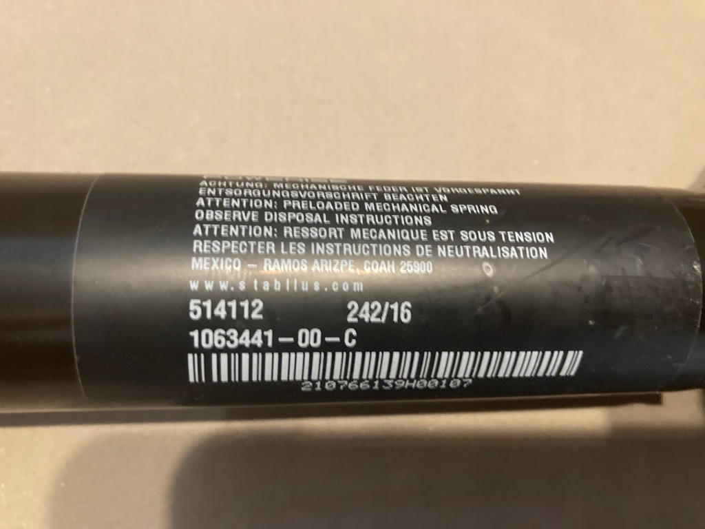 фото №3, Tesla x амортизатор підйомник двері 1063441