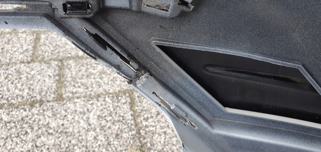 фото №8, Vw tiguan r-line 2016- бампер перед оригинал b434