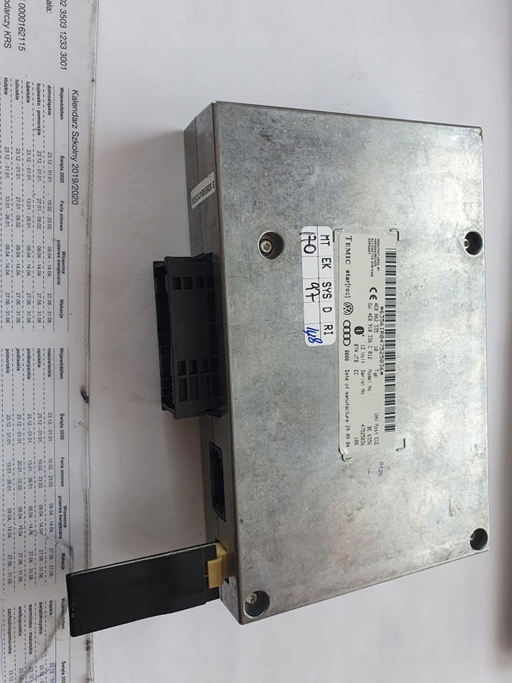 фото №1, Volkswagen оригинальный номер 4e0862335 модуль bluetooth