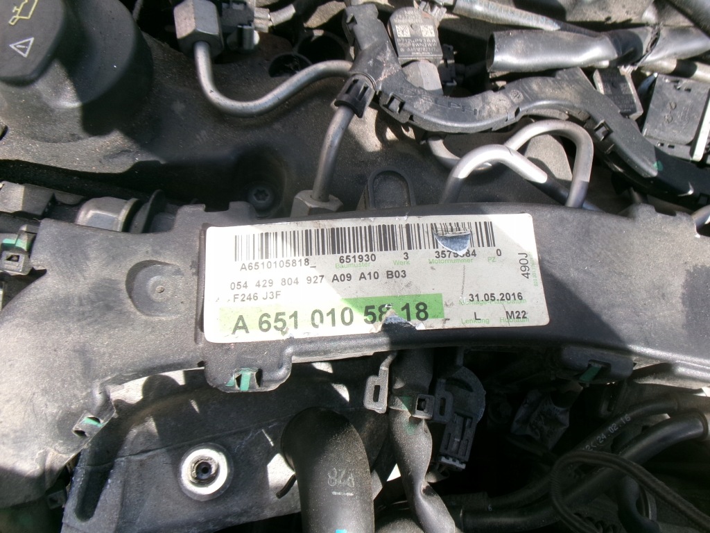 Mercedes gla x156 двигатель комплектный  2.2 cdi 651930 Недорого