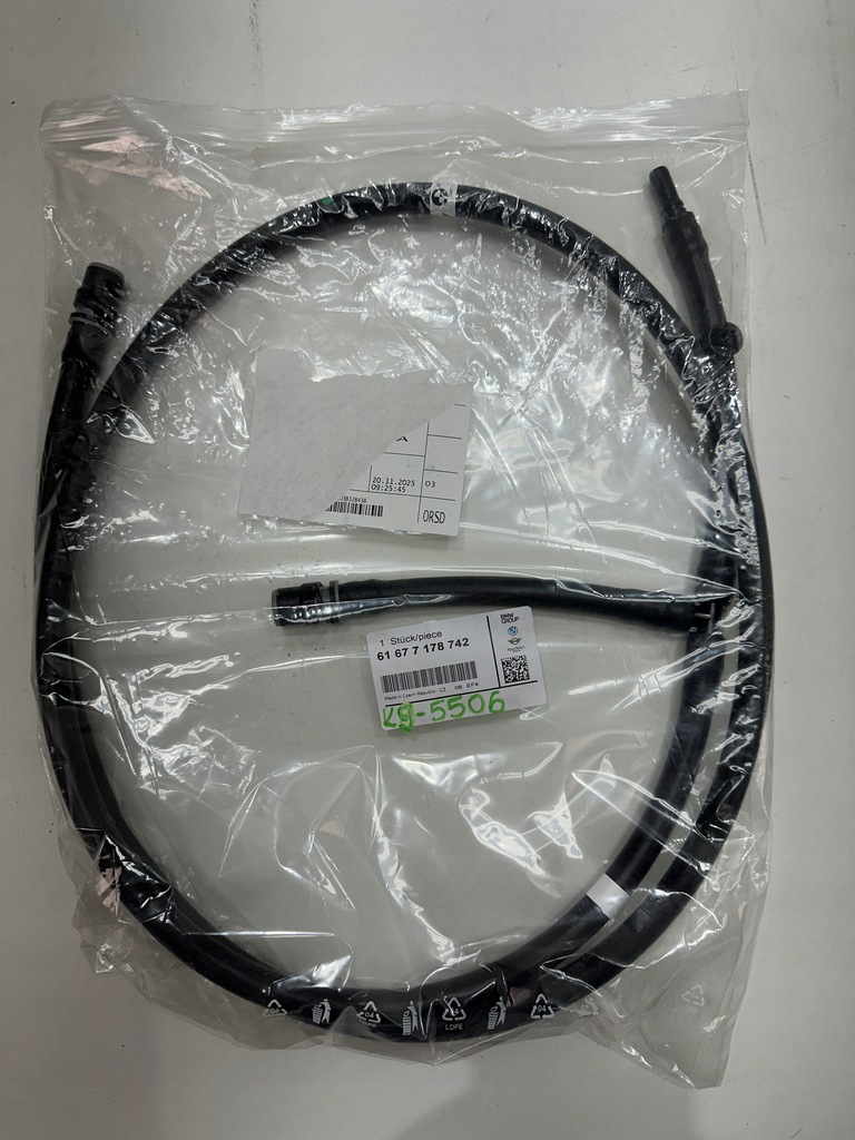 фото №1, Шланг омивача фари bmw 7178742 новий