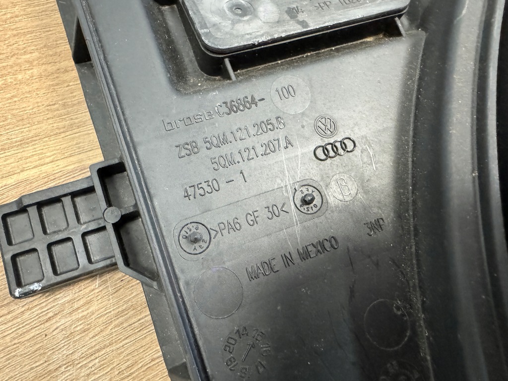 фото №8, Корпус вентилятора радіатора вентилятор vw seat audi 5qm959455b 5qm121205b