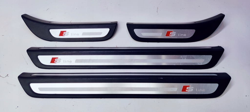 фото №1, Молдинг накладки пороговые s line audi q5 8r оригинал