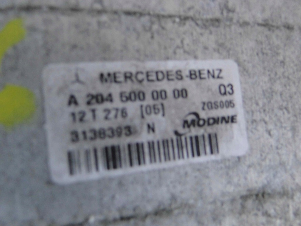 фото №8, Mercedes e 207 c/a радиатор интеркулер w207