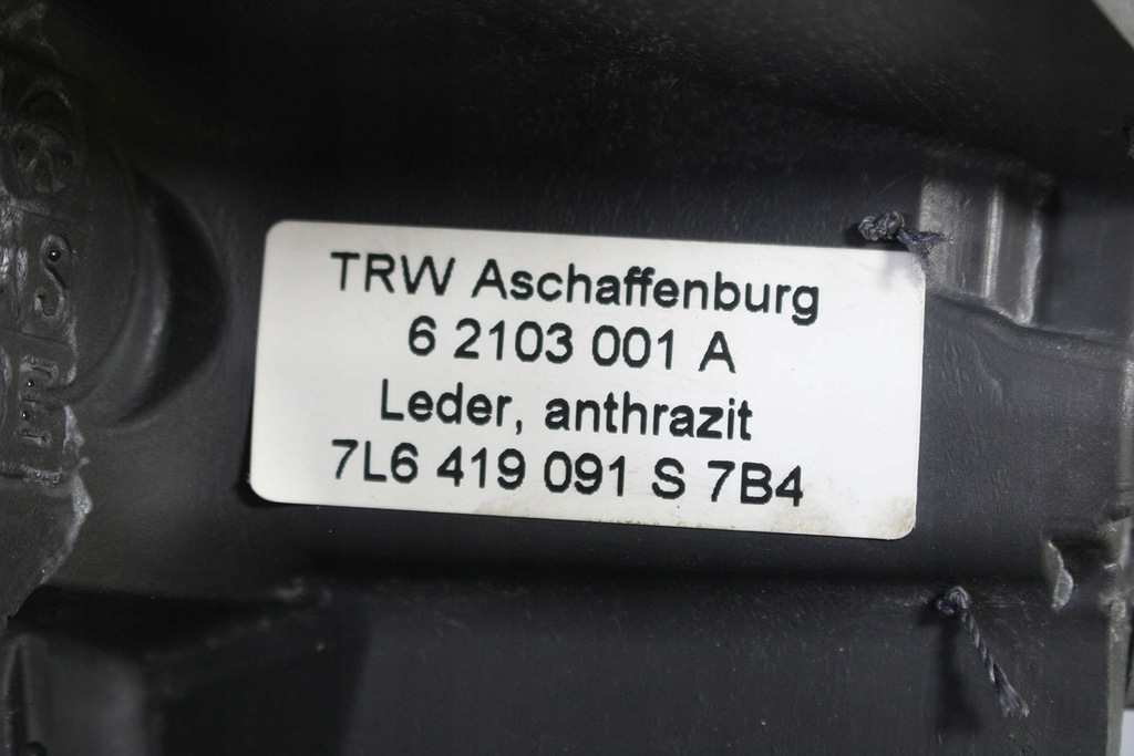 фото №7, Vw touareg phaeton повітропровід 7l6419091s 7l6 419 091 s оббивка шкіра колесо