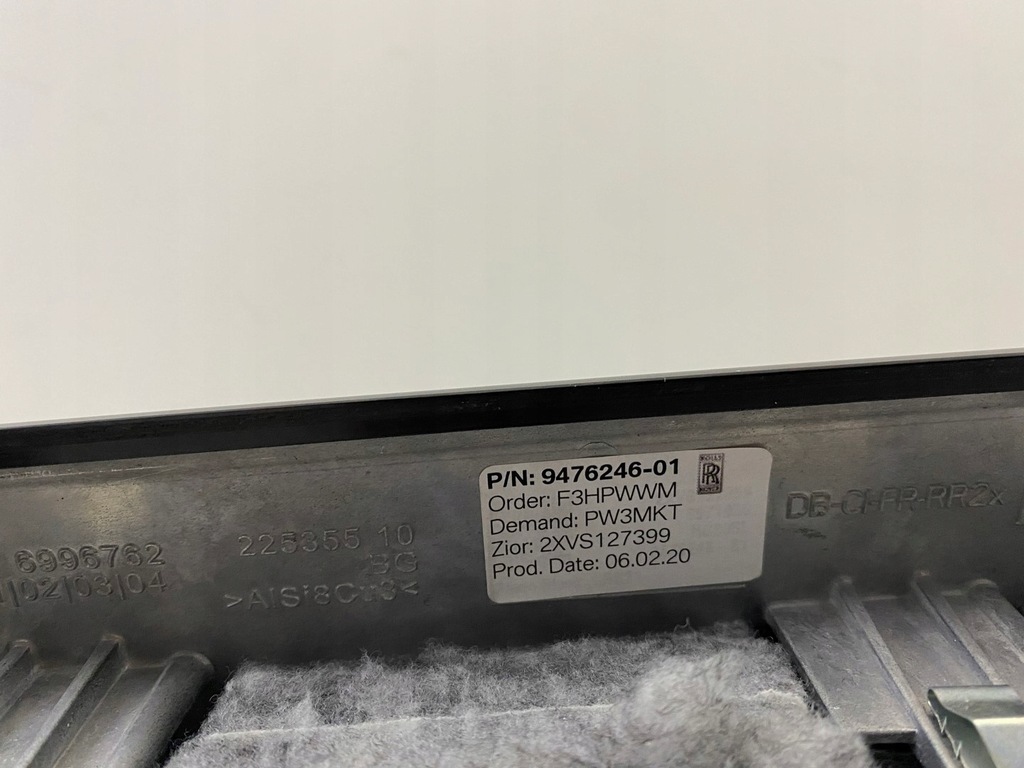 фото №7, Rolls royce ghost панель приладова панель повітропровід dekor 9476246