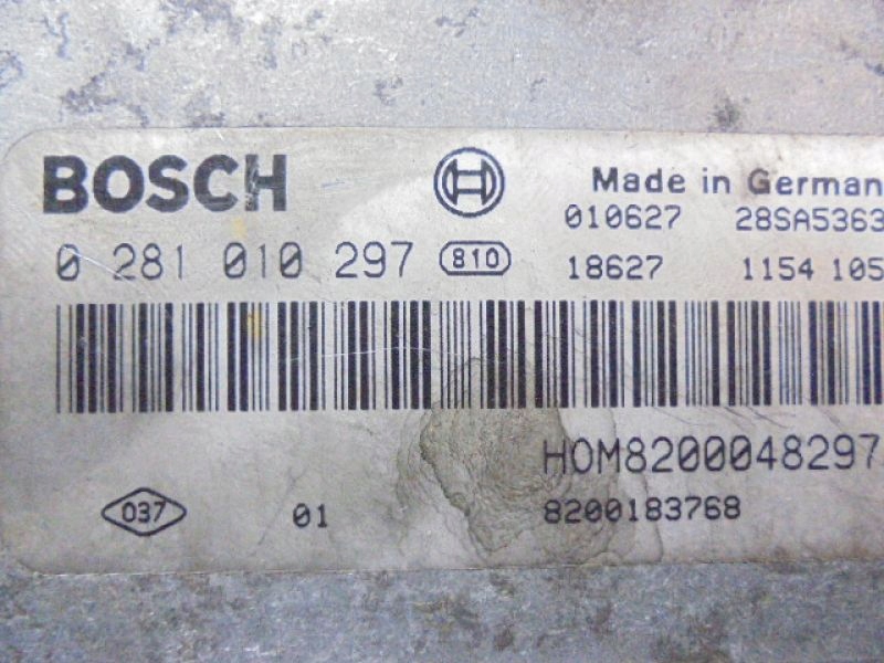 фото №5, Laguna ii бортовий комп'ютер 8200048297 1,9dci 0281010297