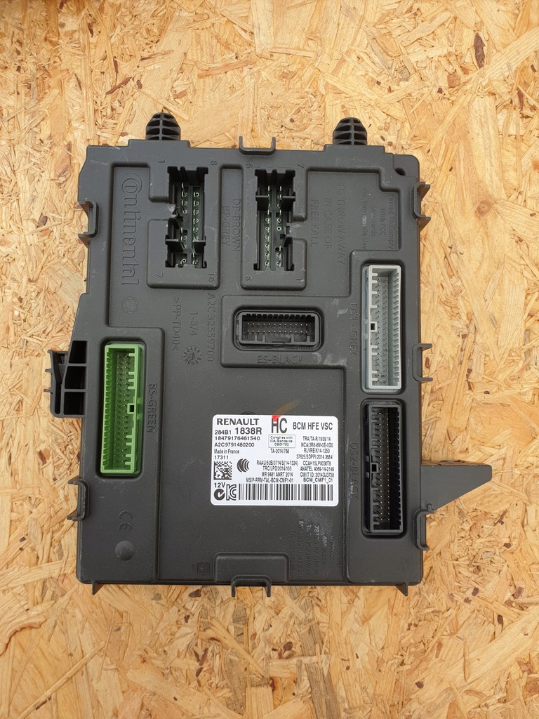фото №1, Renault kadjar модуль bcm 284b11838r