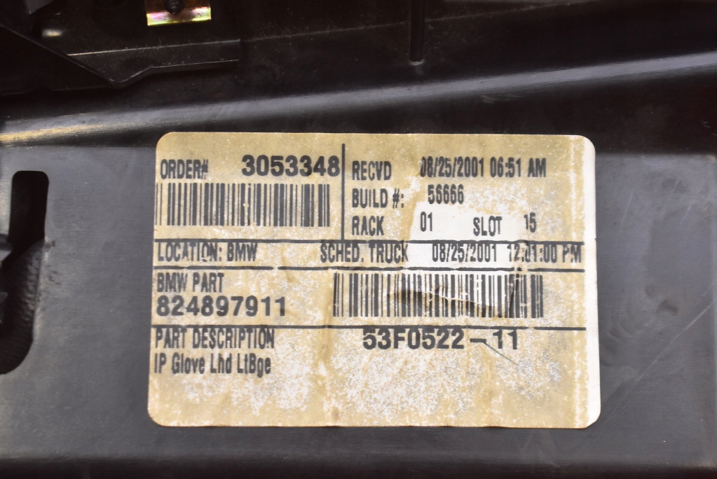 фото №7, Бардачок пассажира eu 824897911 bmw x5 e53 99-03