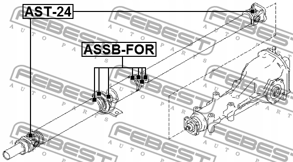 фото №8, Подшипник, центральный подшипник вала приводного febest sbcb-g11