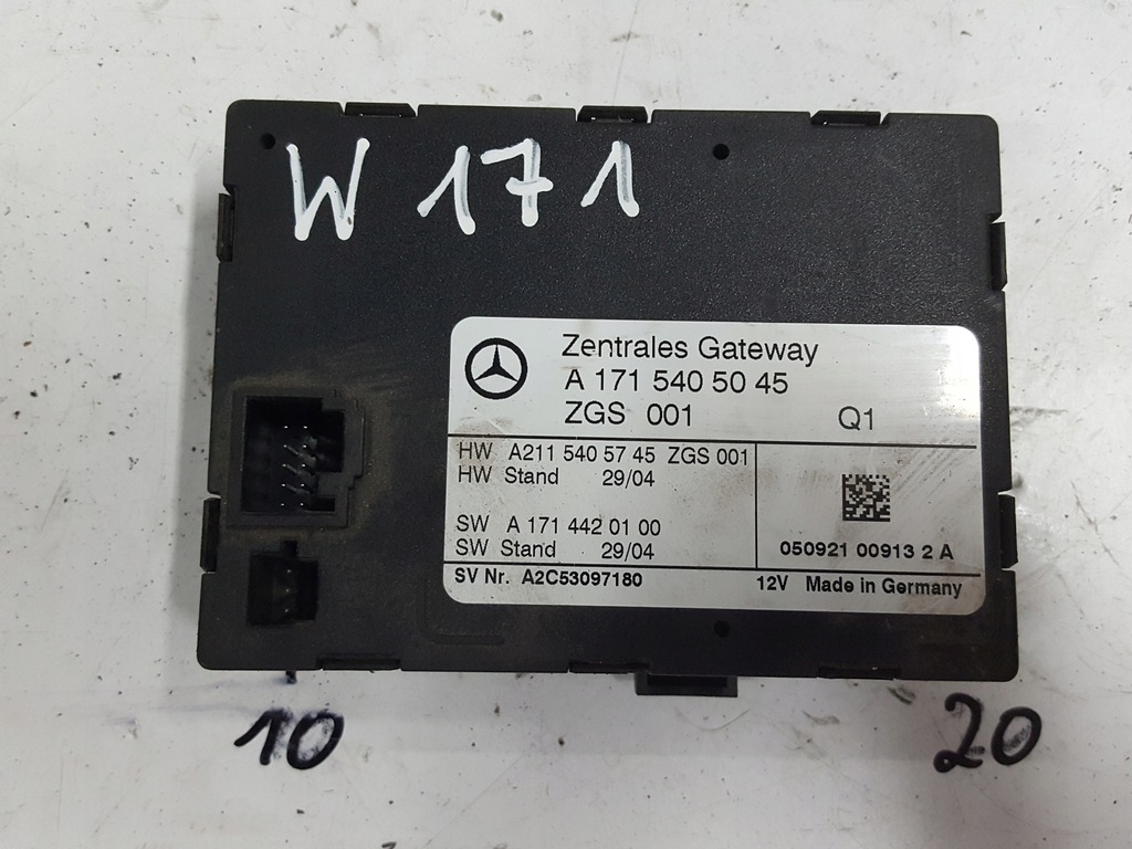 фото №1, Mercedes slk r171 04r- модуль блок керування шлюз