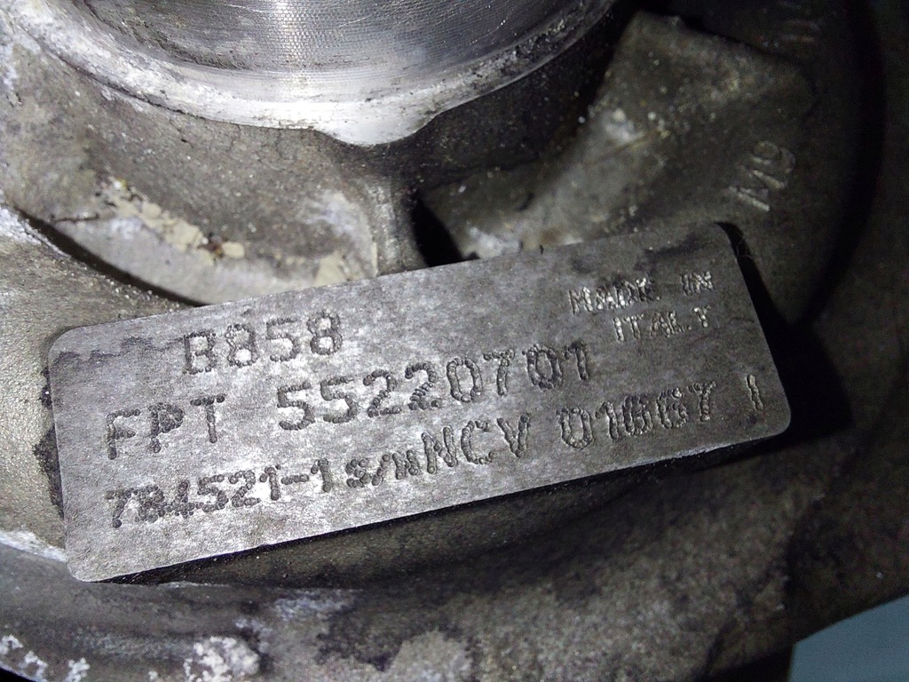 фото №5, Turbo турбонагнетатель турбина alfa romeo fiat 1.6 m-jet 55220701