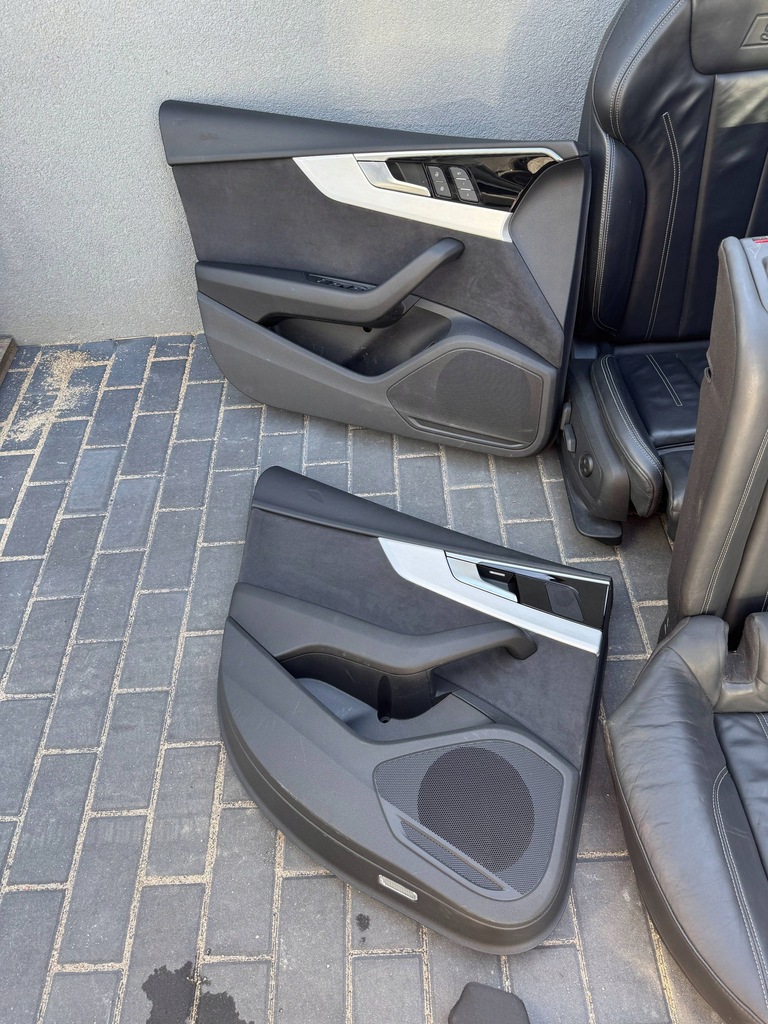 фото №11, Audi a5 8w sportback s line сидіння заднє сидіння обшивки комплект