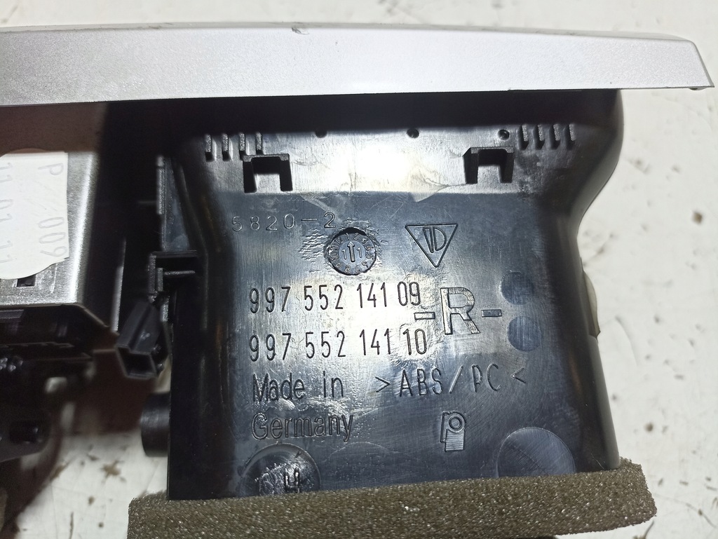 фото №5, Porsche carrera s 911 997 kartka обдув ґрати середній 99755214109