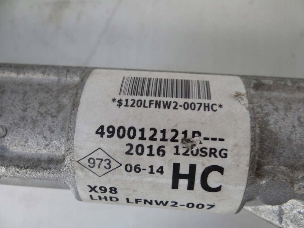 фото №11, Рулевая рейка трансмиссия рулевая renault clio iv 490012121r