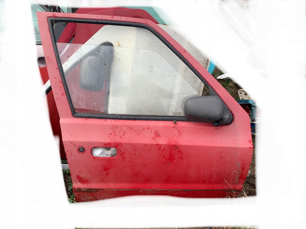 фото №13, Skoda felicja дверь правое бордовые перед задняя